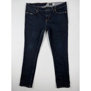 Volcom 2x4 Skinny Jeans Mens 38 Dark Indigo Stretch Denim Pants A1931510